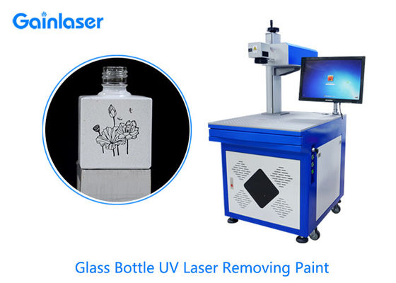 5W 355nm Nanosecond Glass Bottle Etching Machine