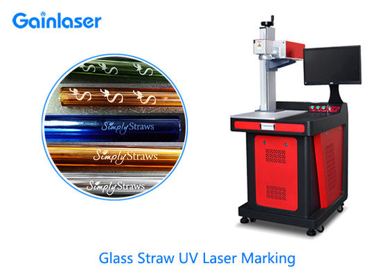 Glass Straw 5Watt 7.8A UV Laser Marking Machine